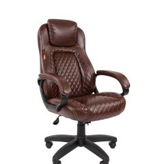 Кресло для руководителя  CHAIRMAN 432 (Экокожа коричневая) в Перми - perm.mebel24.online | фото