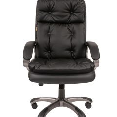 Кресло для руководителя  CHAIRMAN 442 (экокожа черная) в Перми - perm.mebel24.online | фото 1