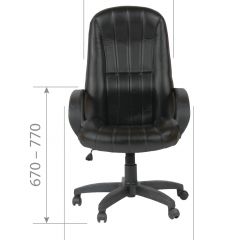 Кресло для руководителя  CHAIRMAN 685 (экокожа черный) в Перми - perm.mebel24.online | фото 5