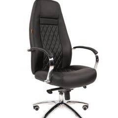 Кресло для руководителя CHAIRMAN 950 (Экокожа) Черное в Перми - perm.mebel24.online | фото