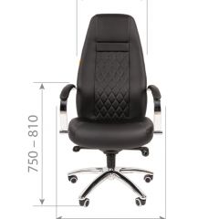 Кресло для руководителя CHAIRMAN 950 (Экокожа) Черное в Перми - perm.mebel24.online | фото 4