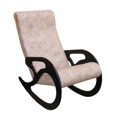 Кресло-качалка №2 (велюр Флора 003/венге) в Перми - perm.mebel24.online | фото