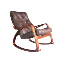 Кресло качалка Гранд 103-З-Ш Шоколад в Перми - perm.mebel24.online | фото 1