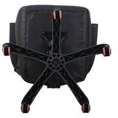 Кресло компьютерное BRABIX Nitro GM-001 (ткань/экокожа) черное, вставки красные (531816) в Перми - perm.mebel24.online | фото