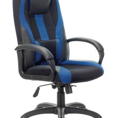 Кресло компьютерное BRABIX PREMIUM "Rapid GM-102" (экокожа/ткань, черное/синее) 532106 в Перми - perm.mebel24.online | фото 1