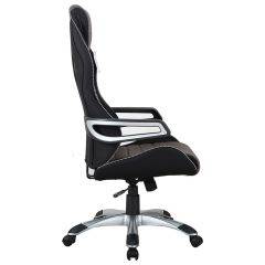 Кресло компьютерное BRABIX Techno GM-002 (ткань) черное/серое, вставки белые (531815) в Перми - perm.mebel24.online | фото 4