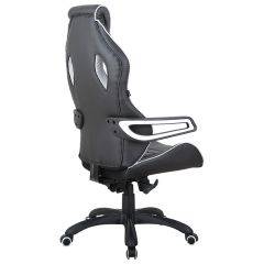 Кресло компьютерное BRABIX Techno Pro GM-003 (экокожа черное/серое, вставки серые) 531814 в Перми - perm.mebel24.online | фото 7