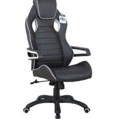 Кресло компьютерное BRABIX Techno Pro GM-003 (экокожа черное/серое, вставки серые) 531814 в Перми - perm.mebel24.online | фото 2