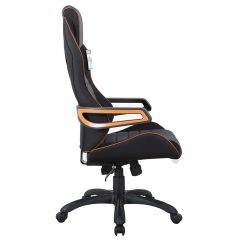 Кресло компьютерное BRABIX Techno Pro GM-003 (ткань черное/серое, вставки оранжевые) 531813 в Перми - perm.mebel24.online | фото 3