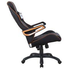 Кресло компьютерное BRABIX Techno Pro GM-003 (ткань черное/серое, вставки оранжевые) 531813 в Перми - perm.mebel24.online | фото 4