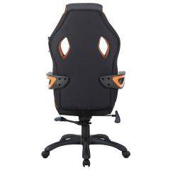 Кресло компьютерное BRABIX Techno Pro GM-003 (ткань черное/серое, вставки оранжевые) 531813 в Перми - perm.mebel24.online | фото 5