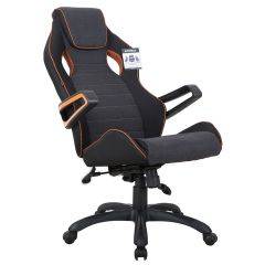 Кресло компьютерное BRABIX Techno Pro GM-003 (ткань черное/серое, вставки оранжевые) 531813 в Перми - perm.mebel24.online | фото 8