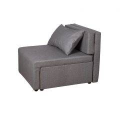 Кресло-кровать Милена (серый) Велюр в Перми - perm.mebel24.online | фото