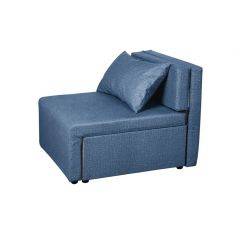 Кресло-кровать Милена (синий) Велюр в Перми - perm.mebel24.online | фото