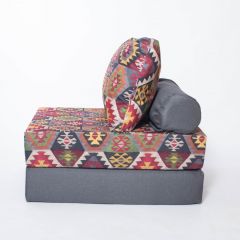 Кресло-кровать-пуф бескаркасное Прайм (мехико серый-графит) в Перми - perm.mebel24.online | фото 1