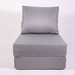 Кресло-кровать-пуф бескаркасное Прайм (Серый) в Перми - perm.mebel24.online | фото 2