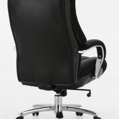 Кресло офисное BRABIX PREMIUM "Bomer HD-007" (рециклированная кожа, хром, черное) 531939 в Перми - perm.mebel24.online | фото 4