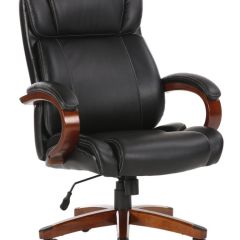Кресло офисное BRABIX PREMIUM "Magnum EX-701" (дерево, рециклированная кожа, черное) 531827 в Перми - perm.mebel24.online | фото