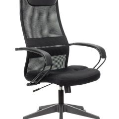 Кресло офисное BRABIX PREMIUM "Stalker EX-608 PL" (ткань-сетка/кожзам, черное) 532090 в Перми - perm.mebel24.online | фото