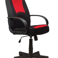 Кресло офисное BRABIX "City EX-512", ткань черная/красная, TW, 531408 в Перми - perm.mebel24.online | фото 1