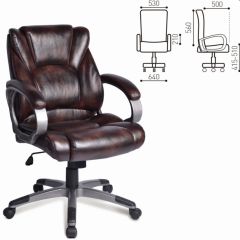 Кресло офисное BRABIX "Eldorado EX-504" (коричневое) 530875 в Перми - perm.mebel24.online | фото 2