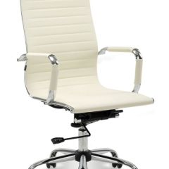 Кресло офисное BRABIX "Energy EX-509" (экокожа, хром, бежевое) 531166 в Перми - perm.mebel24.online | фото 1