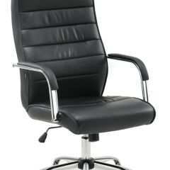 Кресло офисное BRABIX "Stark EX-547" (экокожа, хром, черное) 531948 в Перми - perm.mebel24.online | фото