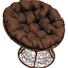 Кресло "ПАПАСАН" ротанг (каркас коричневый) в Перми - perm.mebel24.online | фото 1