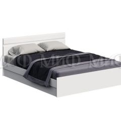 НЭНСИ NEW Кровать 1,4 м с ПМ (Белый глянец холодный/Белый) в Перми - perm.mebel24.online | фото