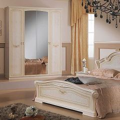 Кровать 2-х спальная 1600*2000, Ирина, изголовье ЛДСП (08.116) *без основания (дерево, беж) в Перми - perm.mebel24.online | фото 2