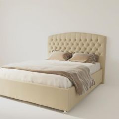 Кровать Берлин без основания 1200 (экокожа бежевая) в Перми - perm.mebel24.online | фото