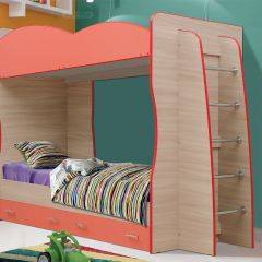 Кровать детская 2-х ярусная Юниор-1.1 (800*2000) ЛДСП в Перми - perm.mebel24.online | фото