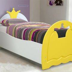 Кровать детская Корона (800*1600) МДФ матовый в Перми - perm.mebel24.online | фото