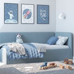 Кровать-диван Leonardo 180*80 (Голубой) в Перми - perm.mebel24.online | фото 5