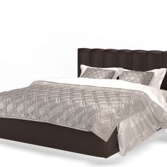 Кровать Элен 1600 + основание с ПМ (Лесмо brown) коричневый в Перми - perm.mebel24.online | фото