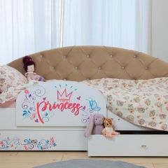 Кровать Эльза на щитах  + Бортик в Перми - perm.mebel24.online | фото 2