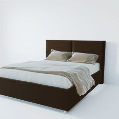 Кровать Корсика с ПМ 800 (экокожа коричневая) в Перми - perm.mebel24.online | фото 2