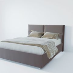 Кровать Корсика с ПМ 800 (велюр темно-серый) в Перми - perm.mebel24.online | фото 2