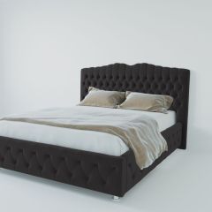Кровать Нягань с ПМ 1200 (экокожа кольт ч) в Перми - perm.mebel24.online | фото 2