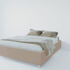 Кровать Подиум с ортопедическим основанием 1200 (велюр серый) в Перми - perm.mebel24.online | фото