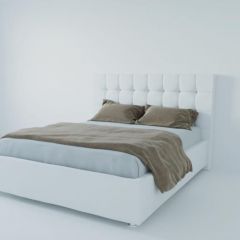 Кровать Венеция без основания 2000 (экокожа белая) в Перми - perm.mebel24.online | фото