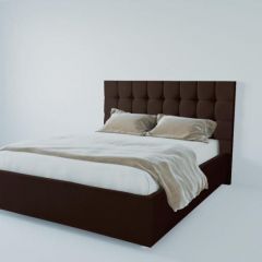 Кровать Венеция без основания 2000 (экокожа коричневая) в Перми - perm.mebel24.online | фото