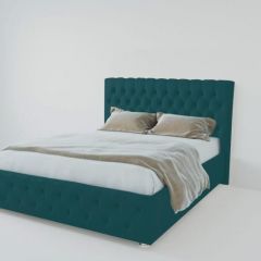 Кровать Версаль 1200 без основания (велюр бирюзовый) в Перми - perm.mebel24.online | фото