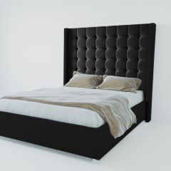 Кровать Венеция ЛЮКС с ПМ 900 (экокожа кольт ч) в Перми - perm.mebel24.online | фото 2