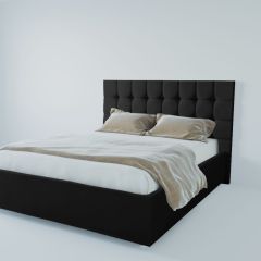Кровать Венеция с ПМ 800 (экокожа кольт ч) в Перми - perm.mebel24.online | фото 2