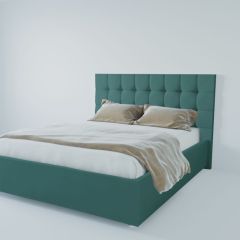 Кровать Венеция с ПМ 800 (велюр бирюзовый) в Перми - perm.mebel24.online | фото 2