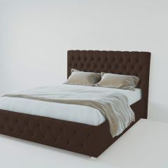 Кровать Версаль с ПМ 900 (экокожа коричневая) в Перми - perm.mebel24.online | фото 1