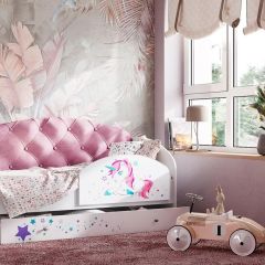 Кровать Звездочка на щитах + Бортик в Перми - perm.mebel24.online | фото 4