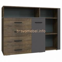 КУБА Спальный гарнитур (модульный) в Перми - perm.mebel24.online | фото 3