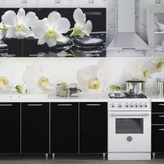 Кухня Фотофасад Белая Орхидея 2000 мм в Перми - perm.mebel24.online | фото